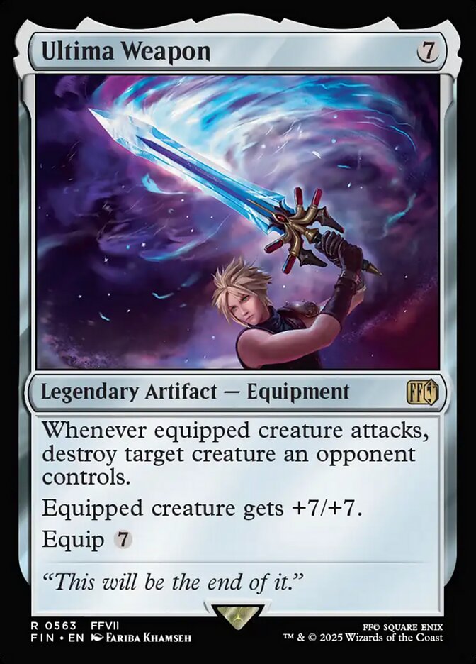 Ultima Weapon FIN-563 Final Fantasy Magic card