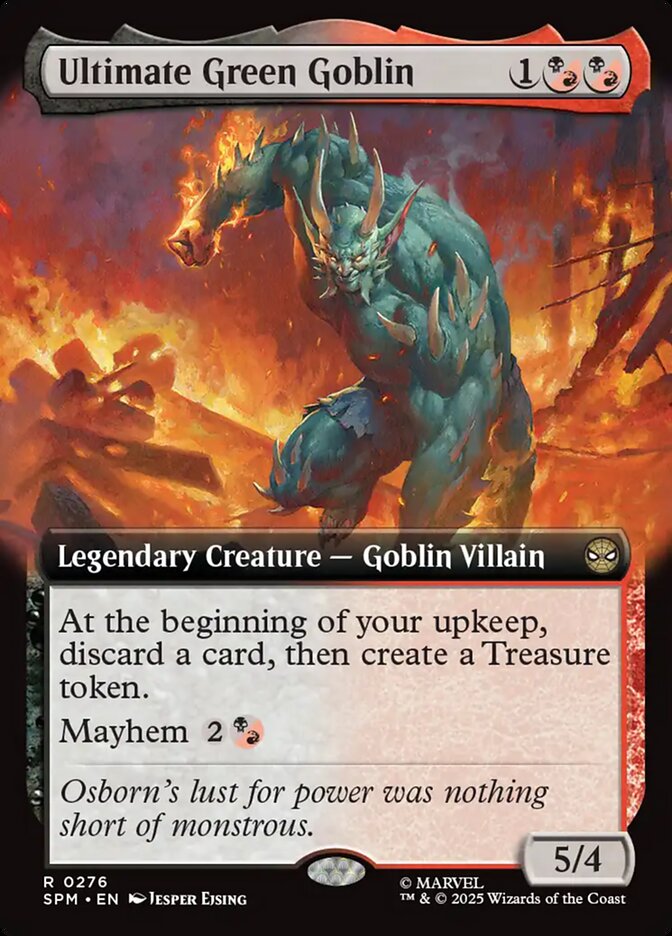 Ultimate Green Goblin SPM-276 Marvel's Spider-Man Magic card