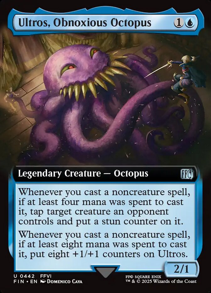 Ultros, Obnoxious Octopus FIN-442 Final Fantasy Magic card