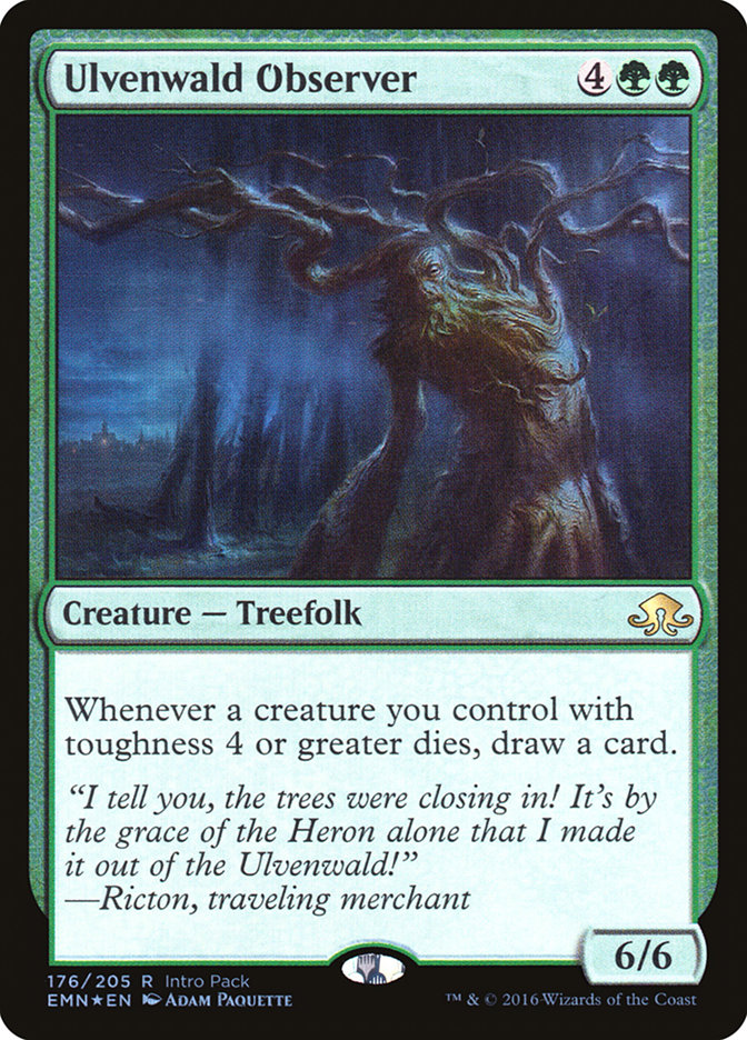 Ulvenwald Observer PEMN-176 Eldritch Moon Promos Magic card
