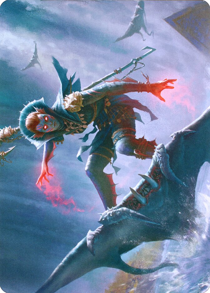 Umara Mystic // Umara Mystic AZNR-80 Zendikar Rising Art Series Magic card