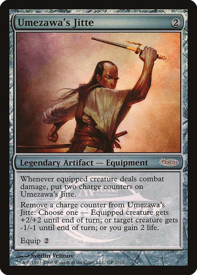 Umezawa's Jitte PGPX-2010 Grand Prix Promos Magic card