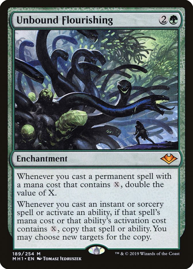 Unbound Flourishing MH1-189 Modern Horizons Magic card