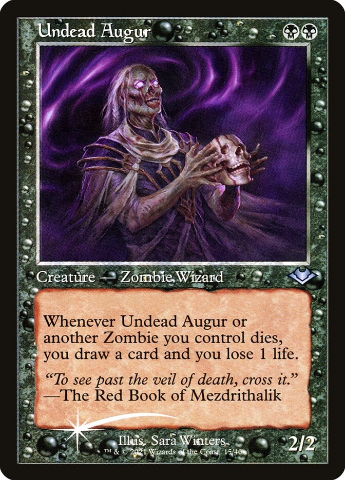 Undead Augur H1R-15 Modern Horizons 1 Timeshifts Magic card