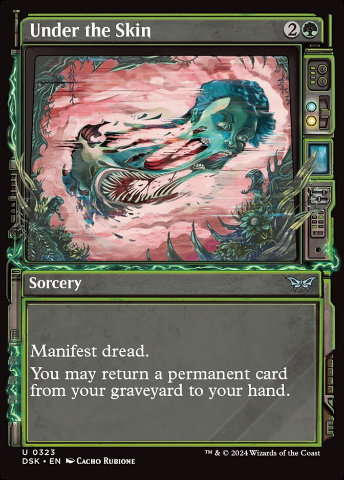 Under the Skin DSK-323 Duskmourn: House of Horror Magic card