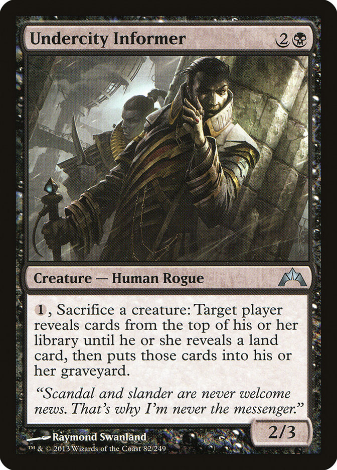 Undercity Informer GTC-82 Gatecrash Magic card