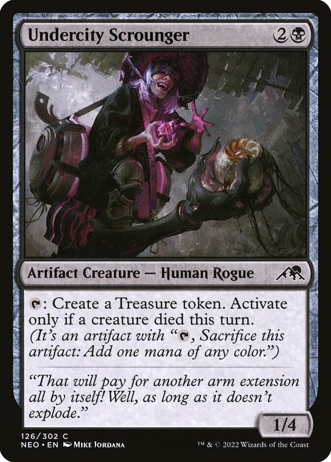 Undercity Scrounger NEO-126 Kamigawa: Neon Dynasty Magic card