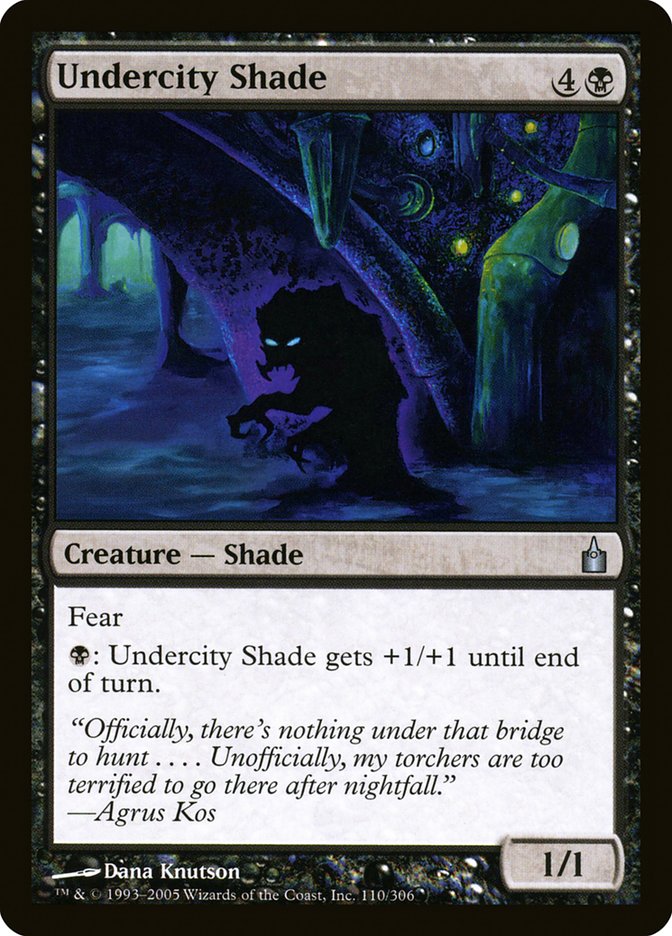 Undercity Shade RAV-110 Ravnica: City of Guilds Magic card
