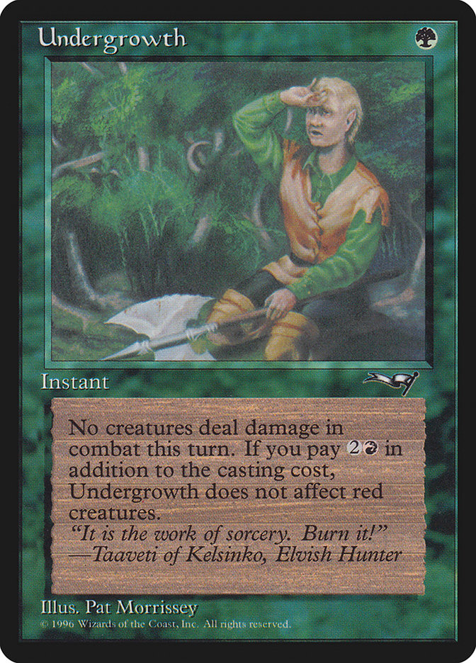 Undergrowth ALL-102A Alliances Magic card