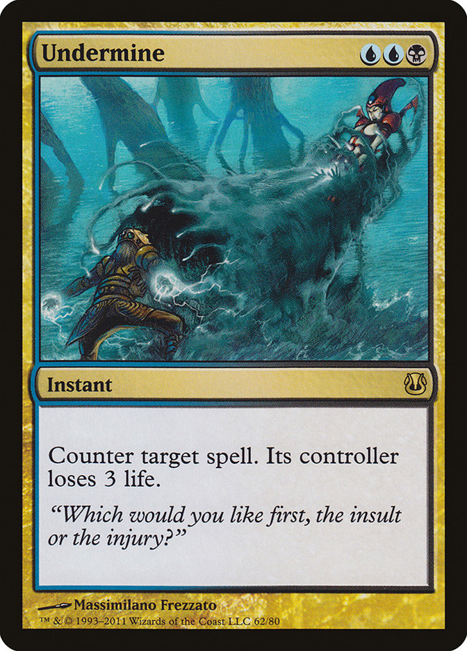 Undermine DDH-62 Duel Decks: Ajani vs. Nicol Bolas Magic card