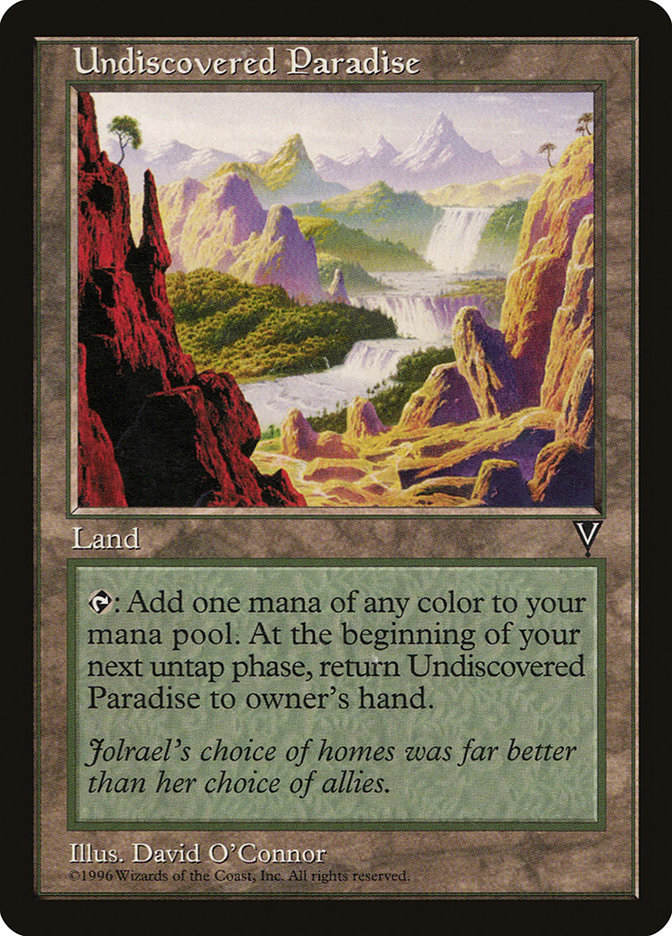 Undiscovered Paradise VIS-167 Visions Magic card