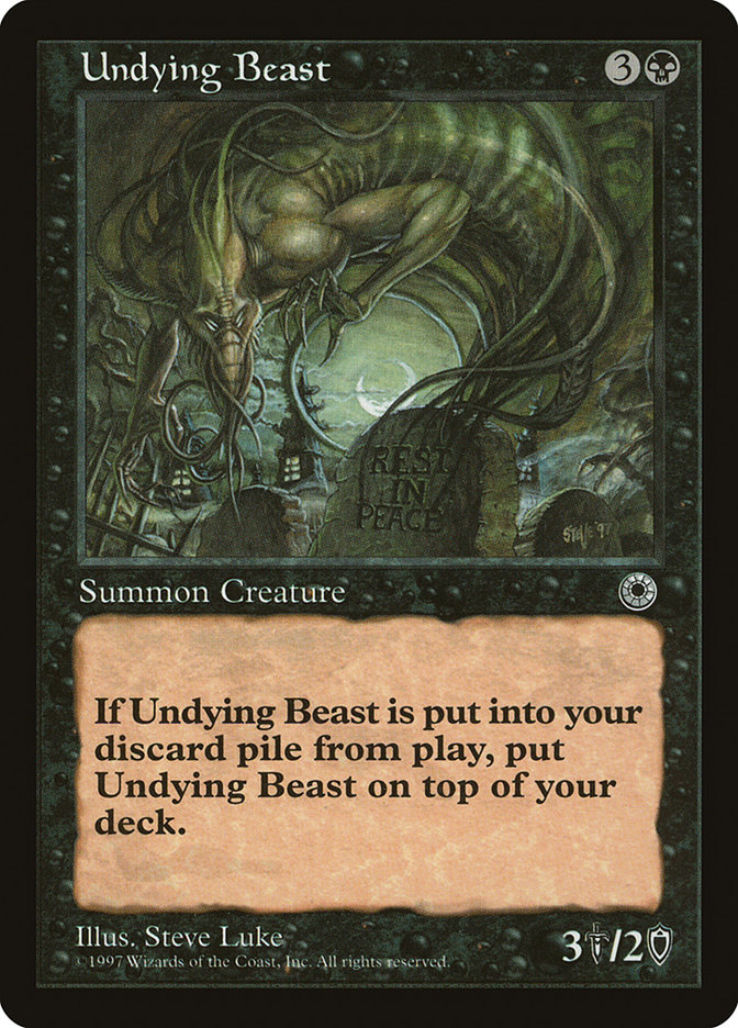 Undying Beast POR-113 Portal Magic card