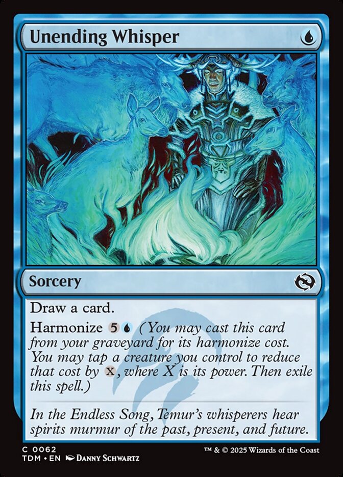 Unending Whisper TDM-62 Tarkir: Dragonstorm Magic card