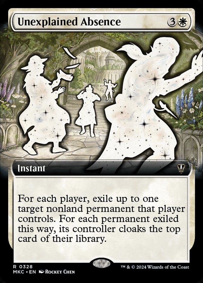 Unexplained Absence MKC-328 Murders at Karlov Manor Commander Magic card