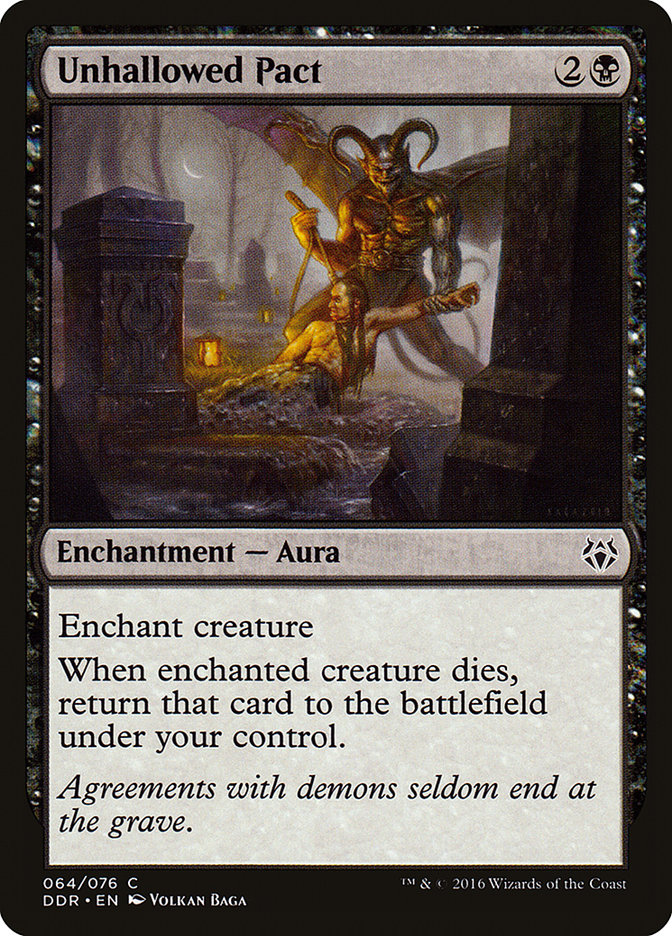 Unhallowed Pact DDR-64 Duel Decks: Nissa vs. Ob Nixilis Magic card