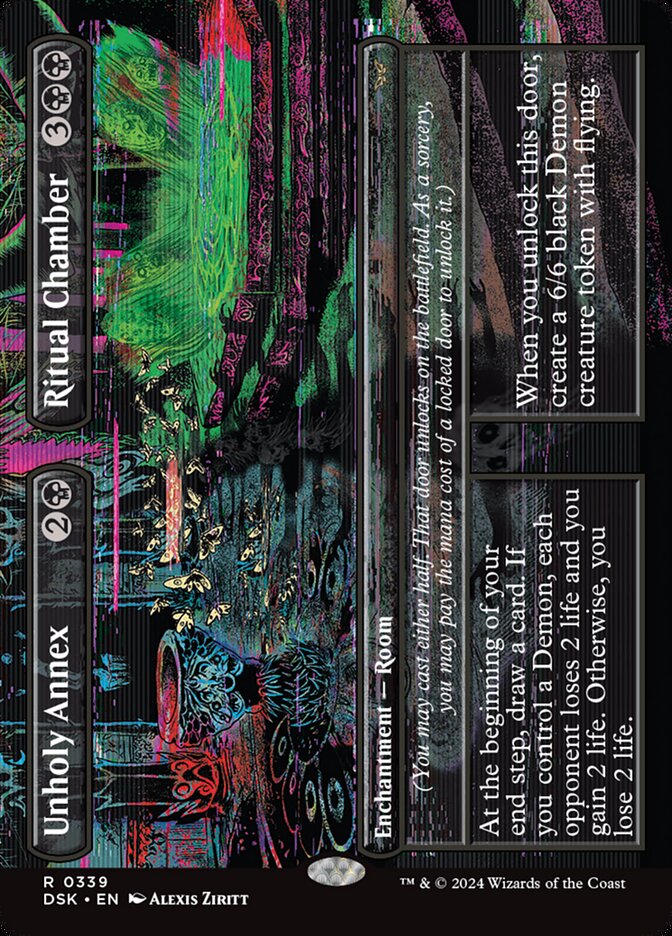 Unholy Annex // Ritual Chamber DSK-339 Duskmourn: House of Horror Magic card