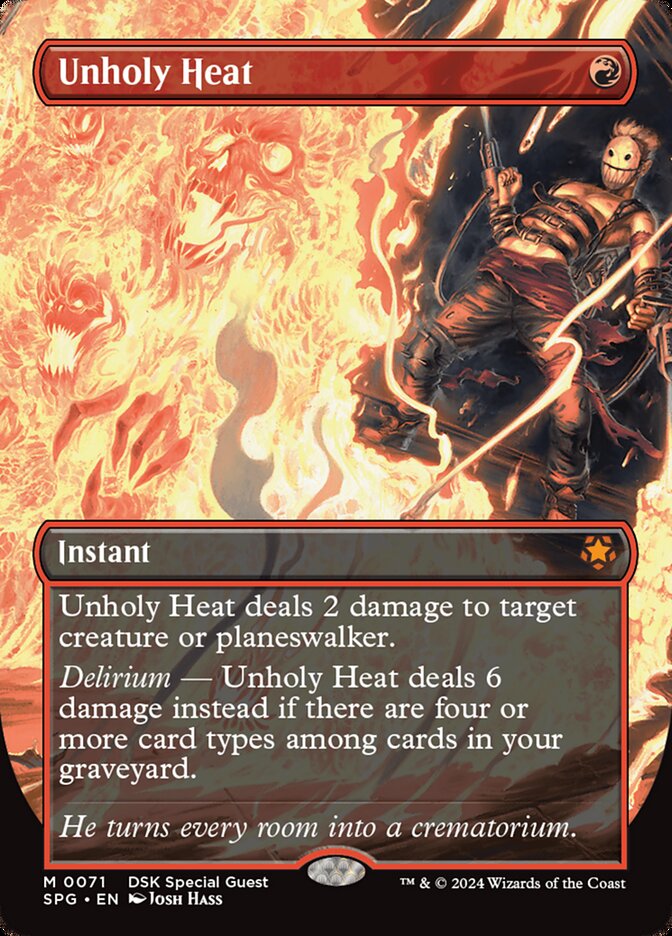 Unholy Heat SPG-71 Special Guests Magic card