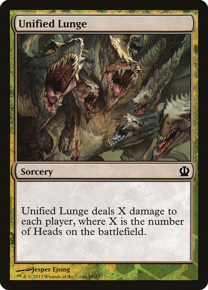 Unified Lunge TFTH-15 Face the Hydra Magic card
