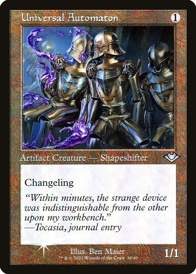 Universal Automaton H1R-38 Modern Horizons 1 Timeshifts Magic card
