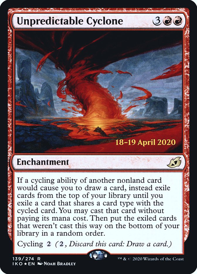 Unpredictable Cyclone PIKO-139S Ikoria: Lair of Behemoths Promos Magic card