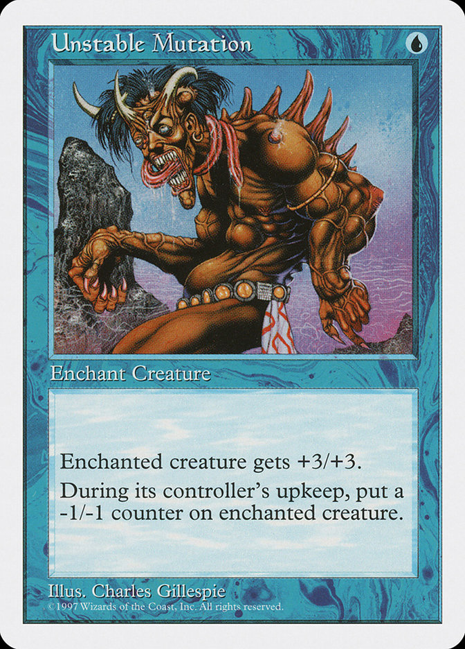 Unstable Mutation 5ED-131 Fifth Edition Magic card