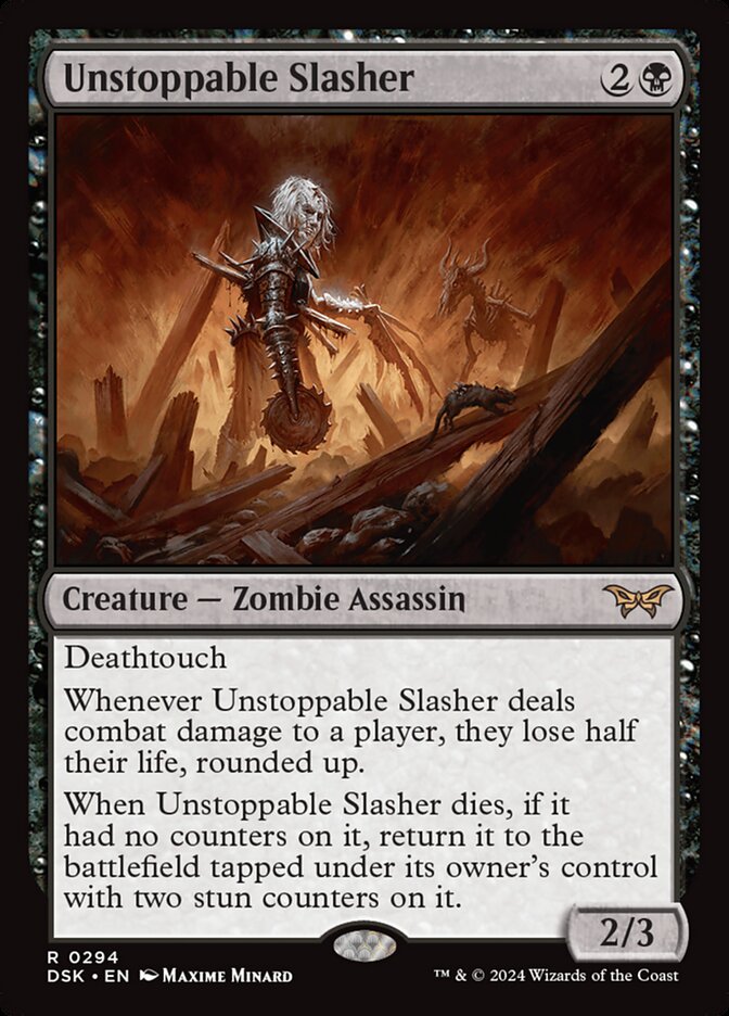 Unstoppable Slasher DSK-294 Duskmourn: House of Horror Magic card
