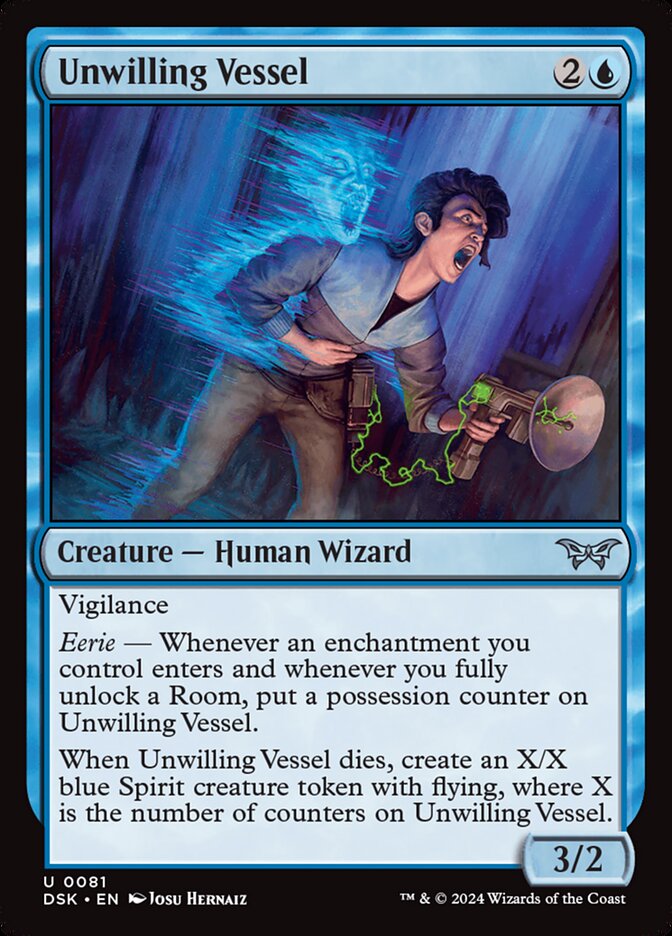 Unwilling Vessel DSK-81 Duskmourn: House of Horror Magic card