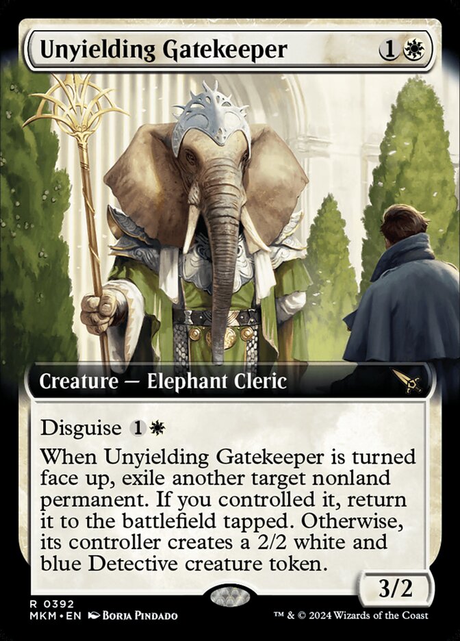 Unyielding Gatekeeper MKM-392 Murders at Karlov Manor Magic card