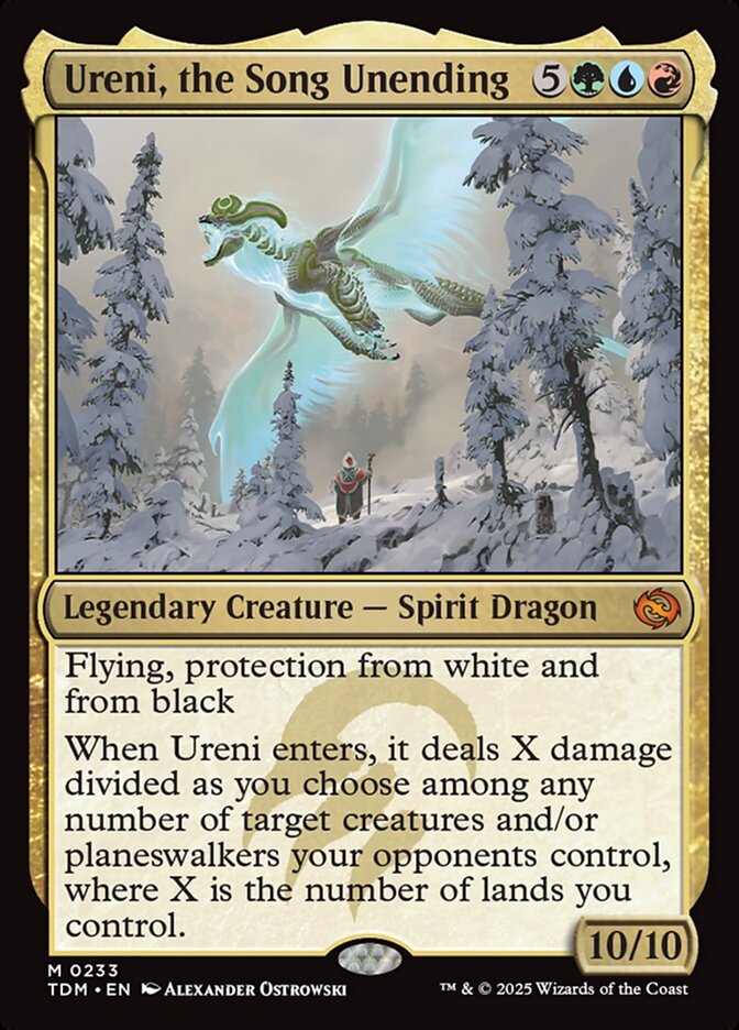 Ureni, the Song Unending TDM-233 Tarkir: Dragonstorm Magic card