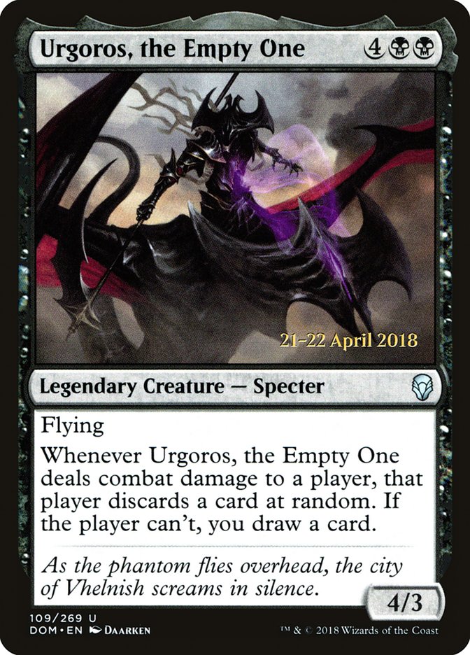 Urgoros, the Empty One PDOM-109S Dominaria Promos Magic card