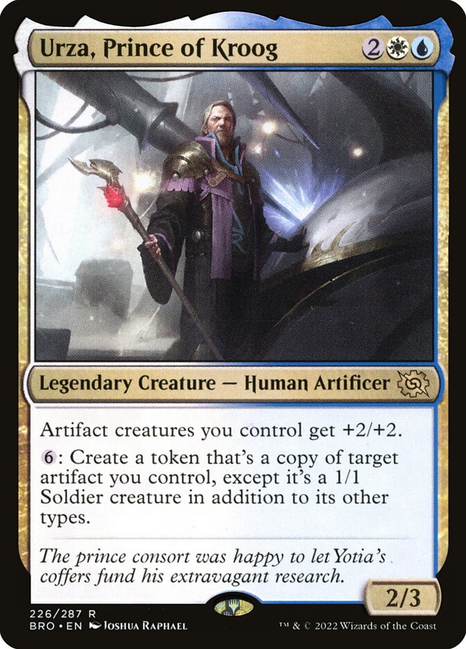 Urza, Prince of Kroog BRO-226 The Brothers' War Magic card