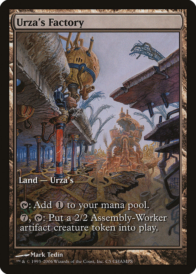 Urza's Factory PCMP-5 Champs and States Magic card