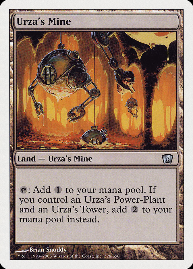 Urza's Mine 8ED-328 Eighth Edition Magic card