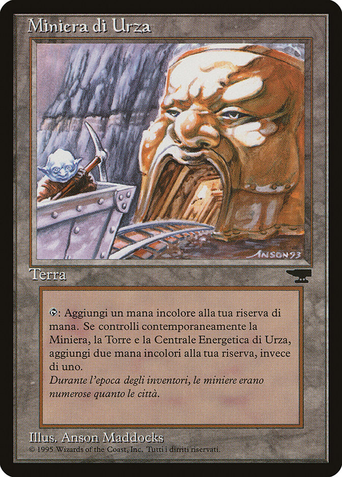 Urza's Mine RIN-177 Rinascimento Magic card