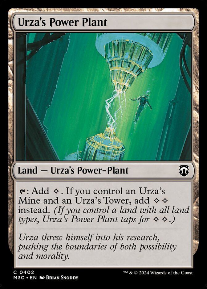Urza's Power Plant M3C-402 Modern Horizons 3 Commander Magic card