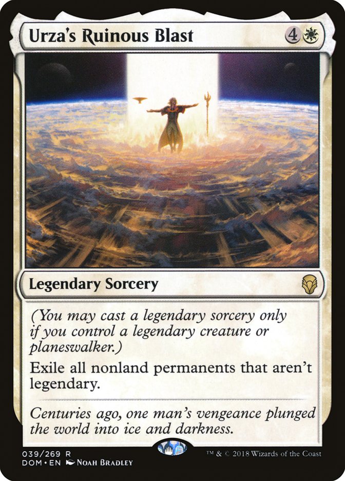 Urza's Ruinous Blast DOM-39 Dominaria Magic card