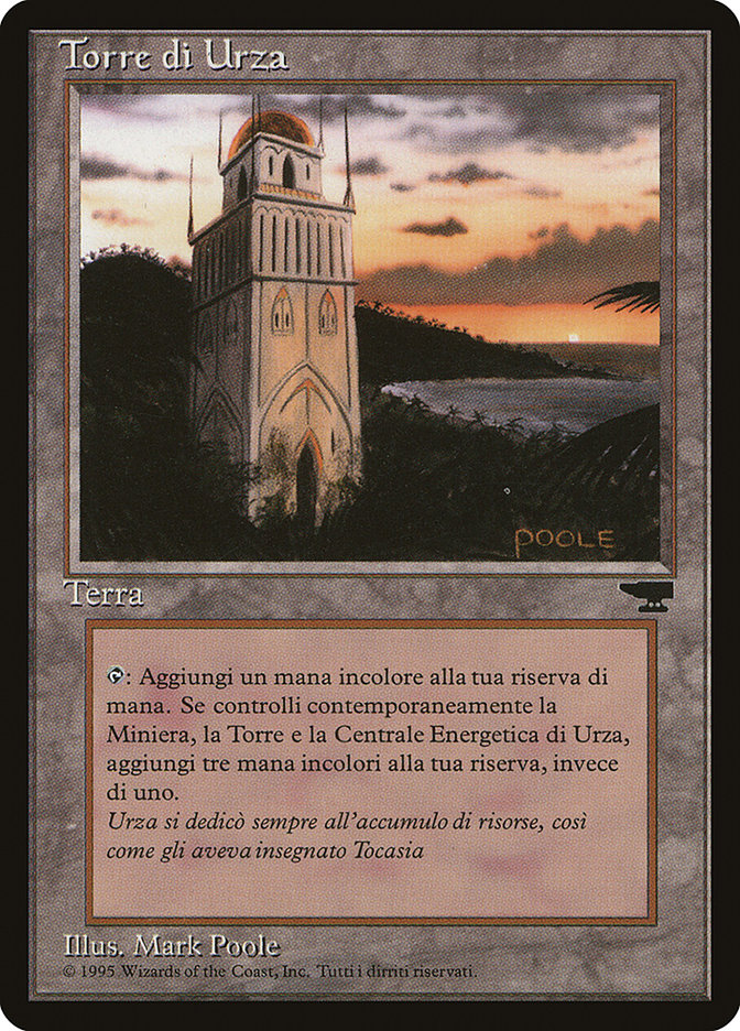 Urza's Tower RIN-183 Rinascimento Magic card