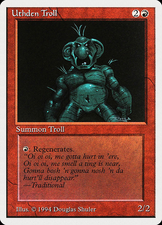 Uthden Troll SUM-182 Summer Magic / Edgar Magic card
