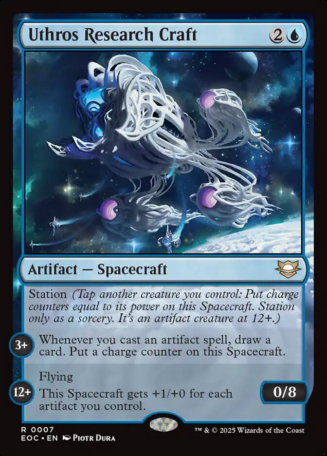 Uthros Research Craft EOC-7 Edge of Eternities Commander Magic card