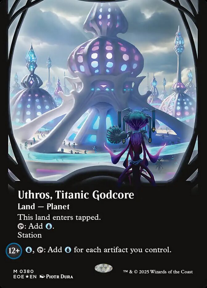 Uthros, Titanic Godcore EOE-380 Edge of Eternities Magic card