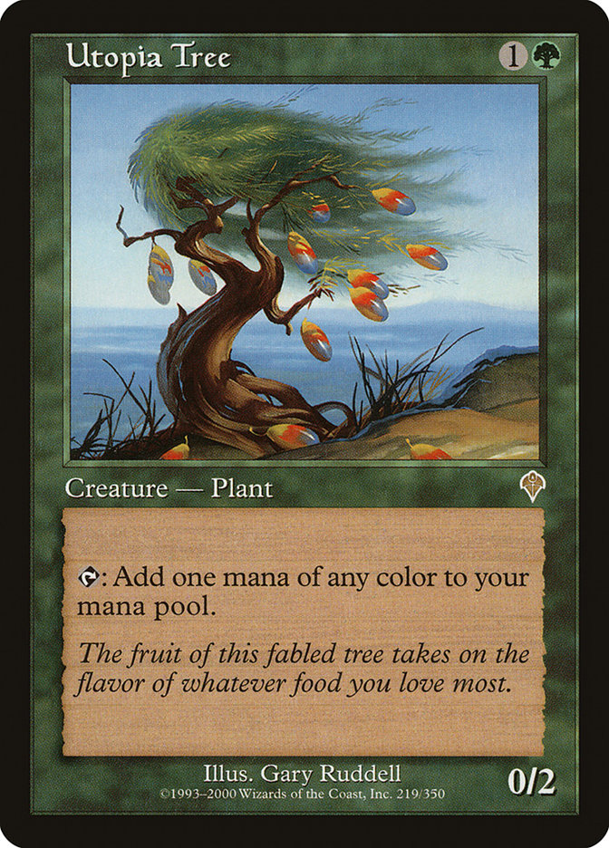 Utopia Tree INV-219 Invasion Magic card