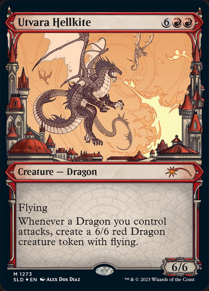 Utvara Hellkite SLD-1273 Secret Lair Drop Magic card