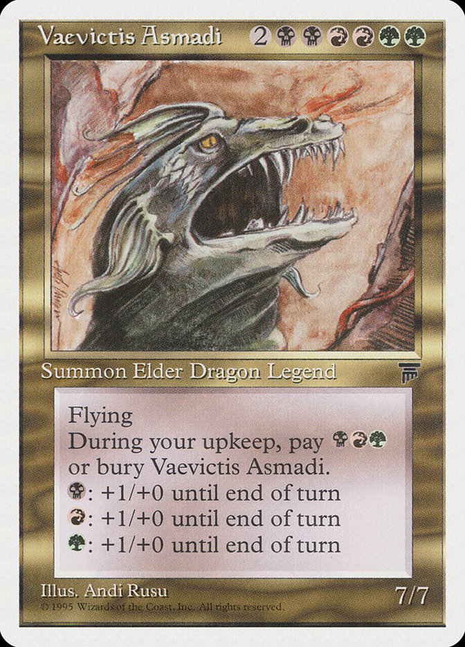 Vaevictis Asmadi CHR-89 Chronicles Magic card