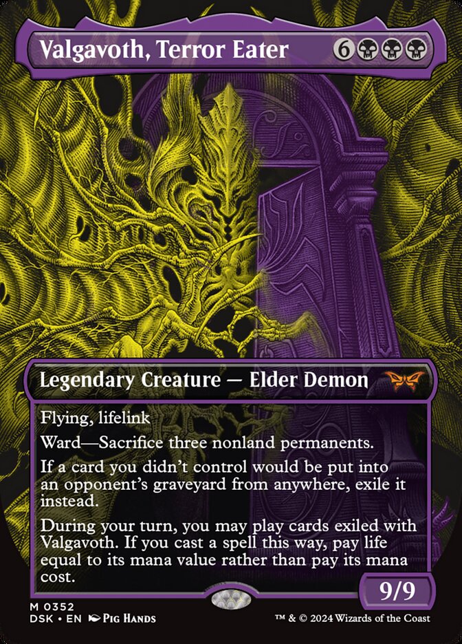 Valgavoth, Terror Eater DSK-352 Duskmourn: House of Horror Magic card