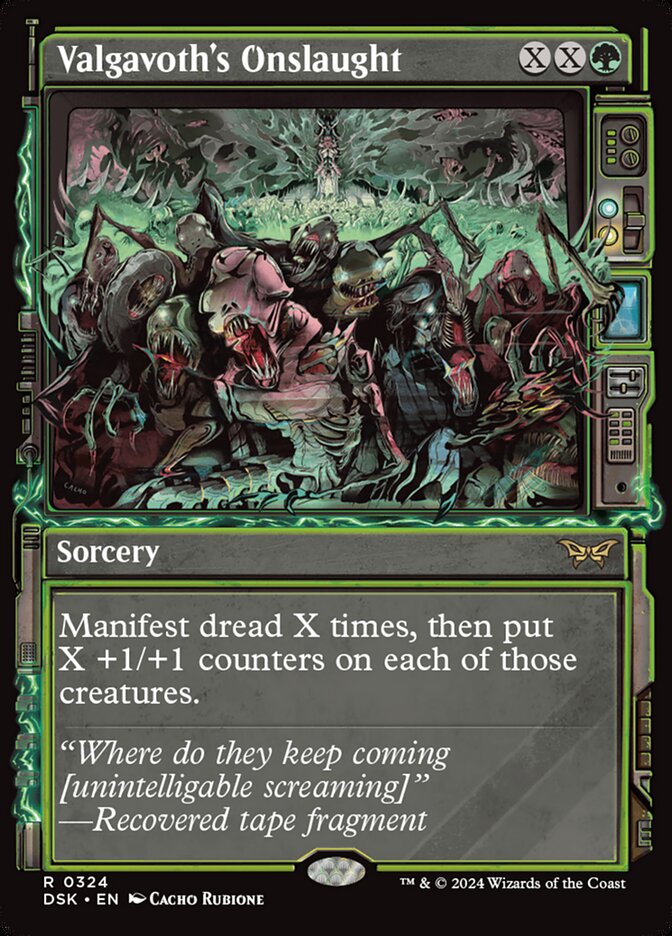 Valgavoth's Onslaught DSK-324 Duskmourn: House of Horror Magic card