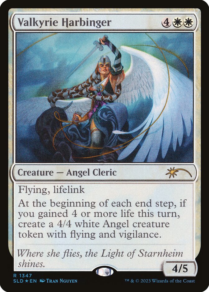 Valkyrie Harbinger SLD-1347 Secret Lair Drop Magic card