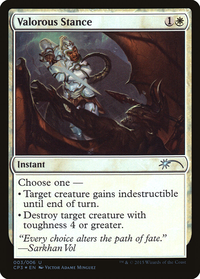 Valorous Stance CP3-3 Magic Origins Clash Pack Magic card