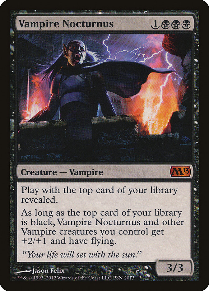 Vampire Nocturnus PDP13-3 Duels of the Planeswalkers 2013 Promos Magic card
