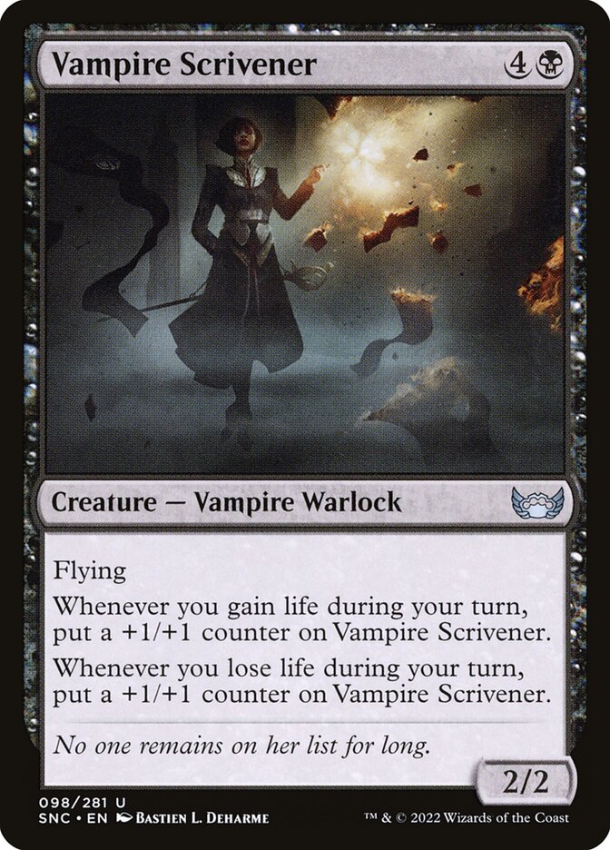 Vampire Scrivener SNC-98 Streets of New Capenna Magic card