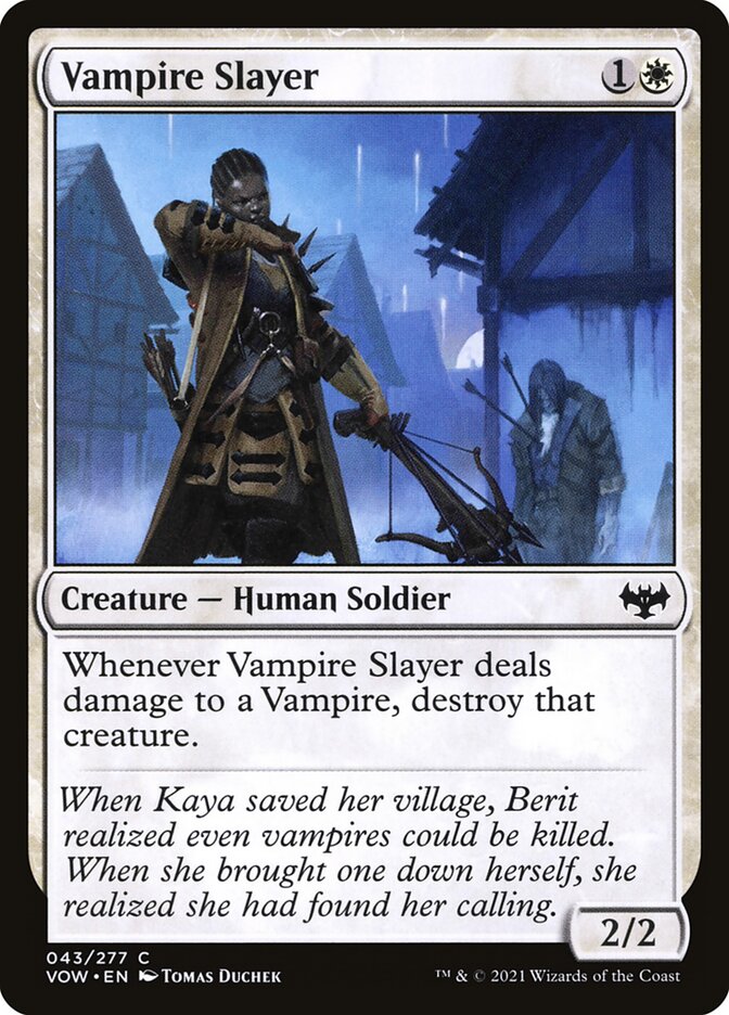 Vampire Slayer VOW-43 Innistrad: Crimson Vow Magic card